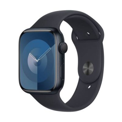 Apple Watch Series 9 45mm (GPS) Midnight Aluminum Case with Midnight Sport Band (S/M) (MR993) Apple Watch Series 9 / Электроника | V4.Market