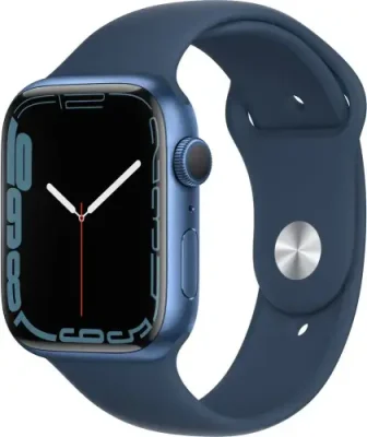 Ремешок Hoco WA01 Flexible для Apple Watch 42/44/45/49mm силикон (синий) Ремешки и браслеты для умных часов Apple / Электроника | V4.Market