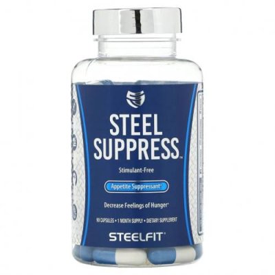 SteelFit, Steel Suppressant, средство для подавления аппетита, 90 капсул Подавитель аппетита / Аптека | V4.Market