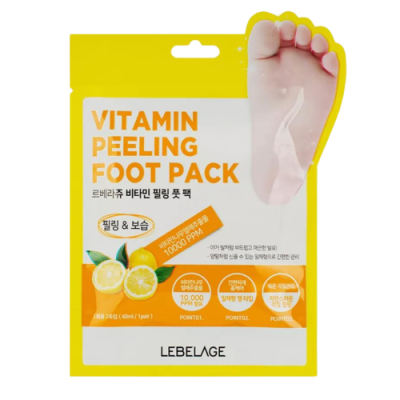 LEBELAGE Vitamin Peeling Foot Pack Пилинг для ног / Товары для красоты | V4.Market