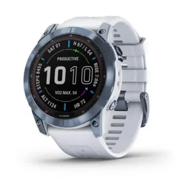 Смарт-часы Garmin Fenix 7X Sapphire Solar Whitstone with Band Garmin / Электроника | V4.Market