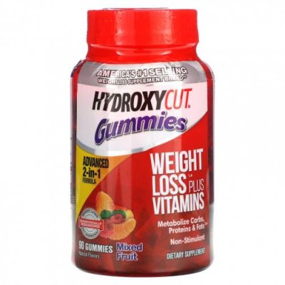 Hydroxycut, Gummies, фруктовое ассорти, 90 жевательных конфет Диетические средства / Аптека | V4.Market