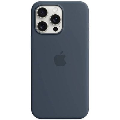 Чехол-накладка Silicone Case Series для Apple iPhone 15 Pro Max (темно-синий) для iPhone 15 Plus/15 Pro Max / Электроника | V4.Market