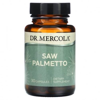 Dr. Mercola, Saw Palmetto, 30 капсул Сереноя / Аптека | V4.Market