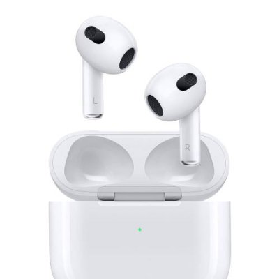 Беспроводная гарнитура Apple AirPods 3 (с функцией беспроводной зарядки чехла) (MME73) AirPods 3 / Электроника | V4.Market