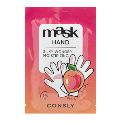 Consly Silky Wonder Peach and Paraffin Moisturizing Hand Mask Маски для рук / Товары для красоты | V4.Market