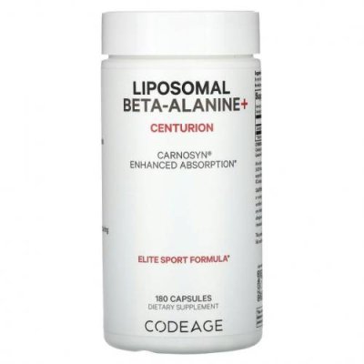 Codeage, Liposomal Beta-Alanine +, Centurion, 180 капсул Бета-аланин / Аптека | V4.Market