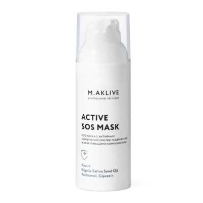 M.AKLIVE Active Sos Mask Регулярные маски / Товары для красоты | V4.Market